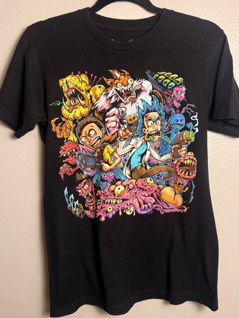 Rick and Morty Graphic T-Shirt Black